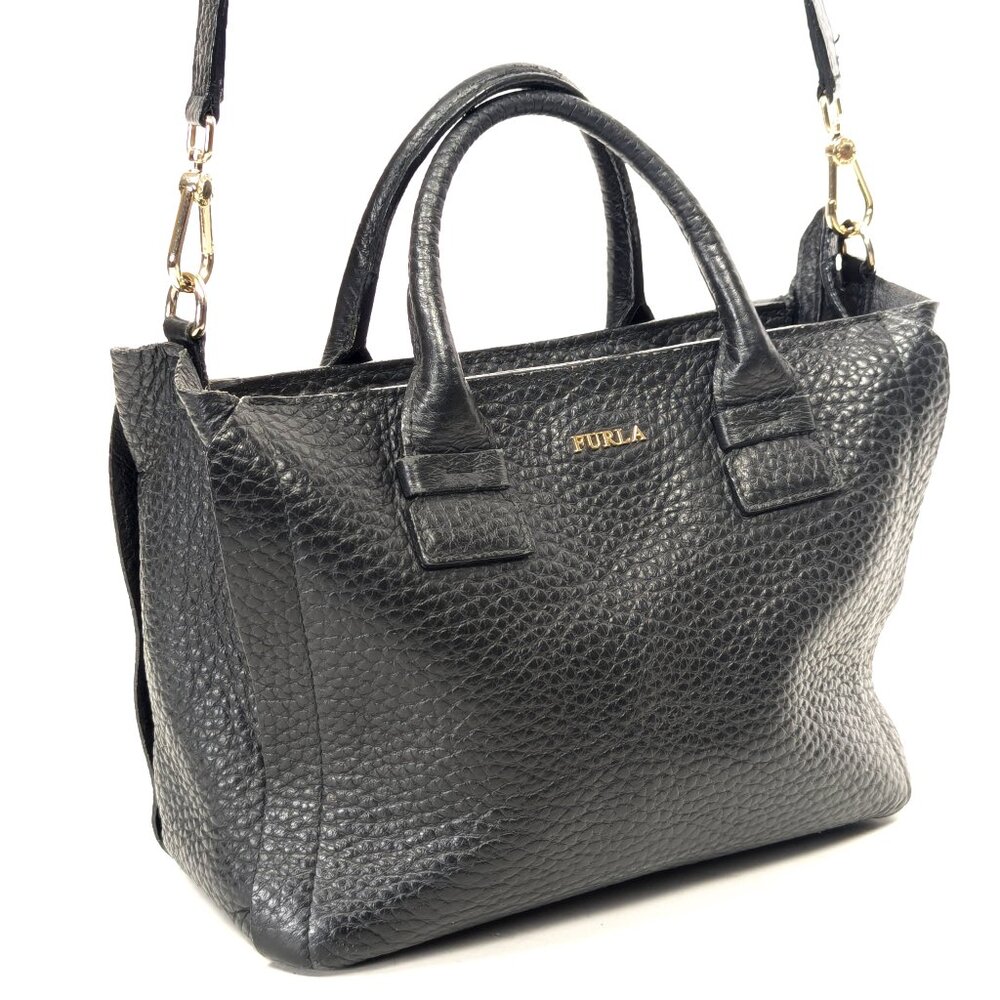 FURLA Capriccio Small Leather Tote Shoulder Bag - Picture 15 of 15